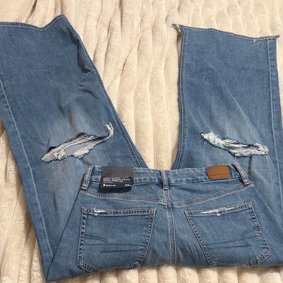 American Eagle Outfitters Denim - American eagle curvy dreamy drape baggy wide leg